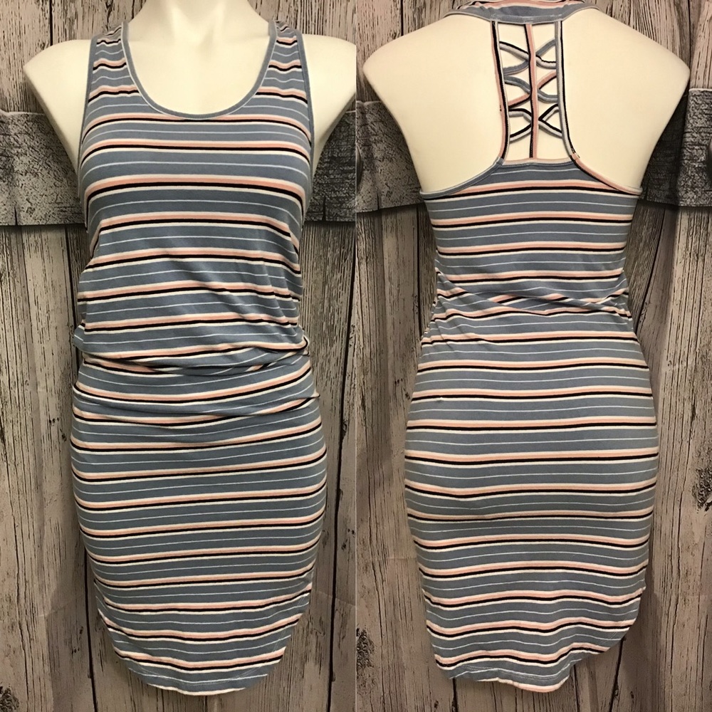 Tank Maternity Dress with Razor Back